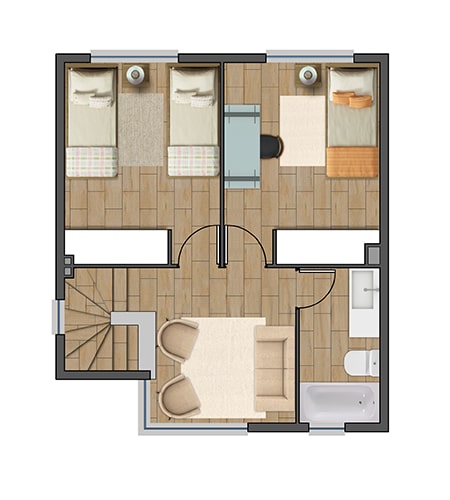 CASA CASTAÑO Planta B